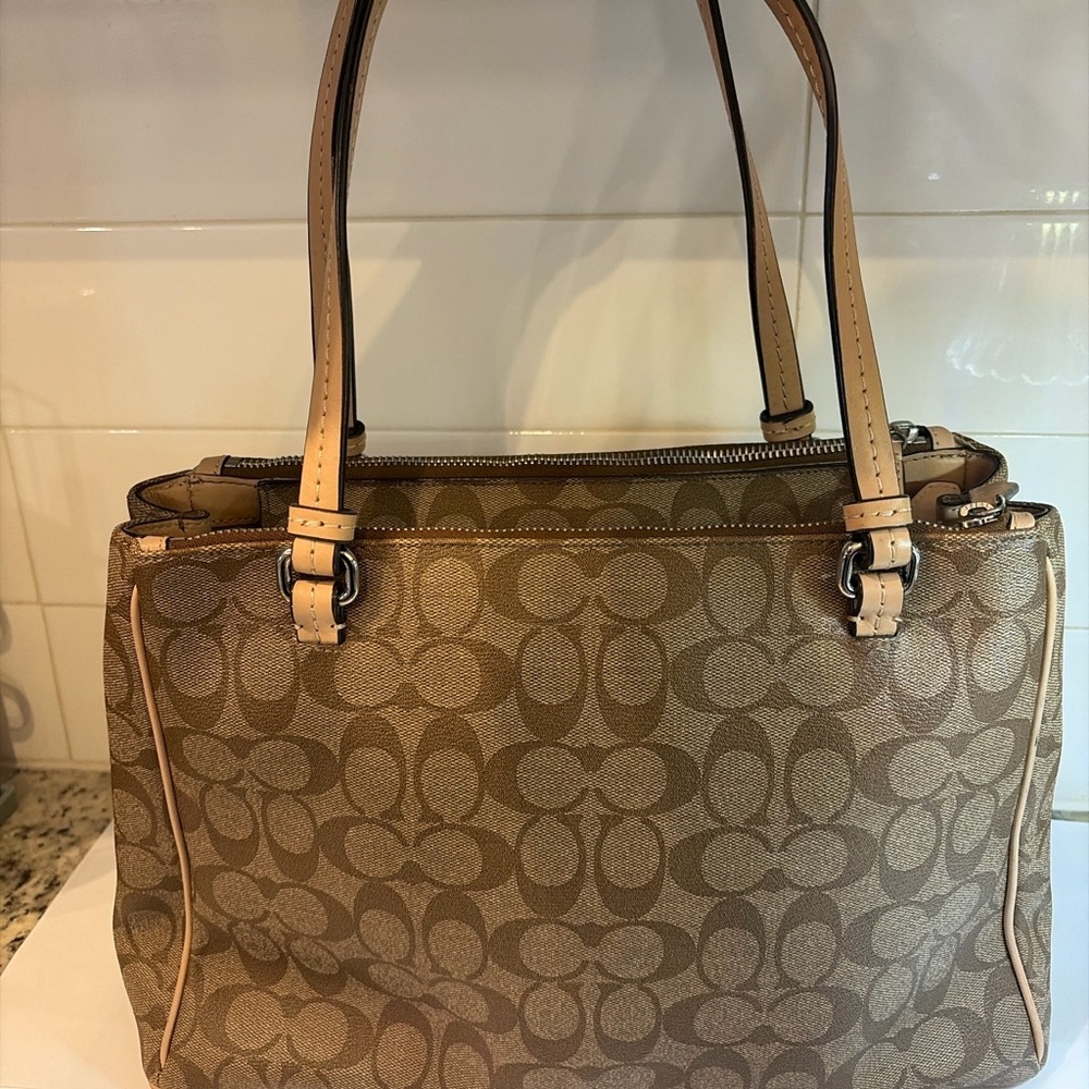Coach Peyton Signature Jordan Double Zip Carryall F32838 - Picture 3 of 11